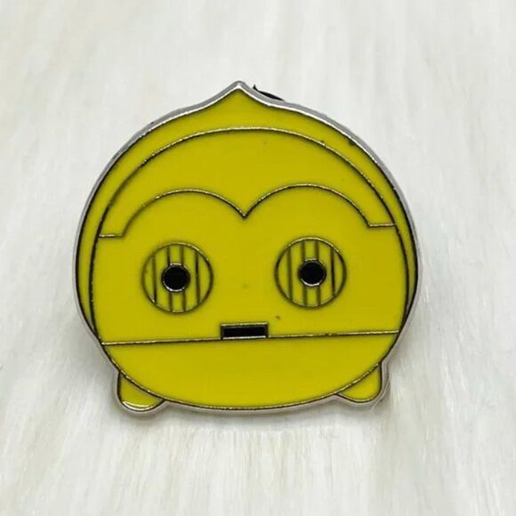 🔮 5/$25 Disney Star Wars C-3P0 Tsum Tsum Pin - Picture 1 of 3